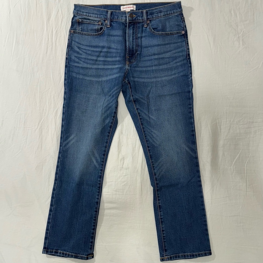 Lucky Brand Men's Straight Blue Jeans
